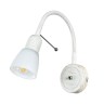 A7009AP-1WG Arte Lamp Бра Lettura на гибкой ножке, белый с золотом