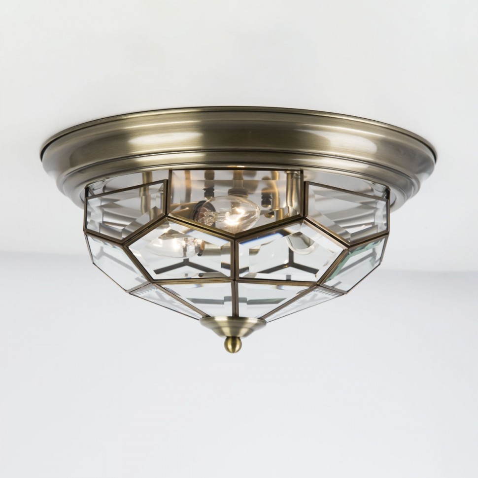 CL442530 CITILUX Vitra-1 потолочный светильник в английском стиле 39см, E14*3*60W