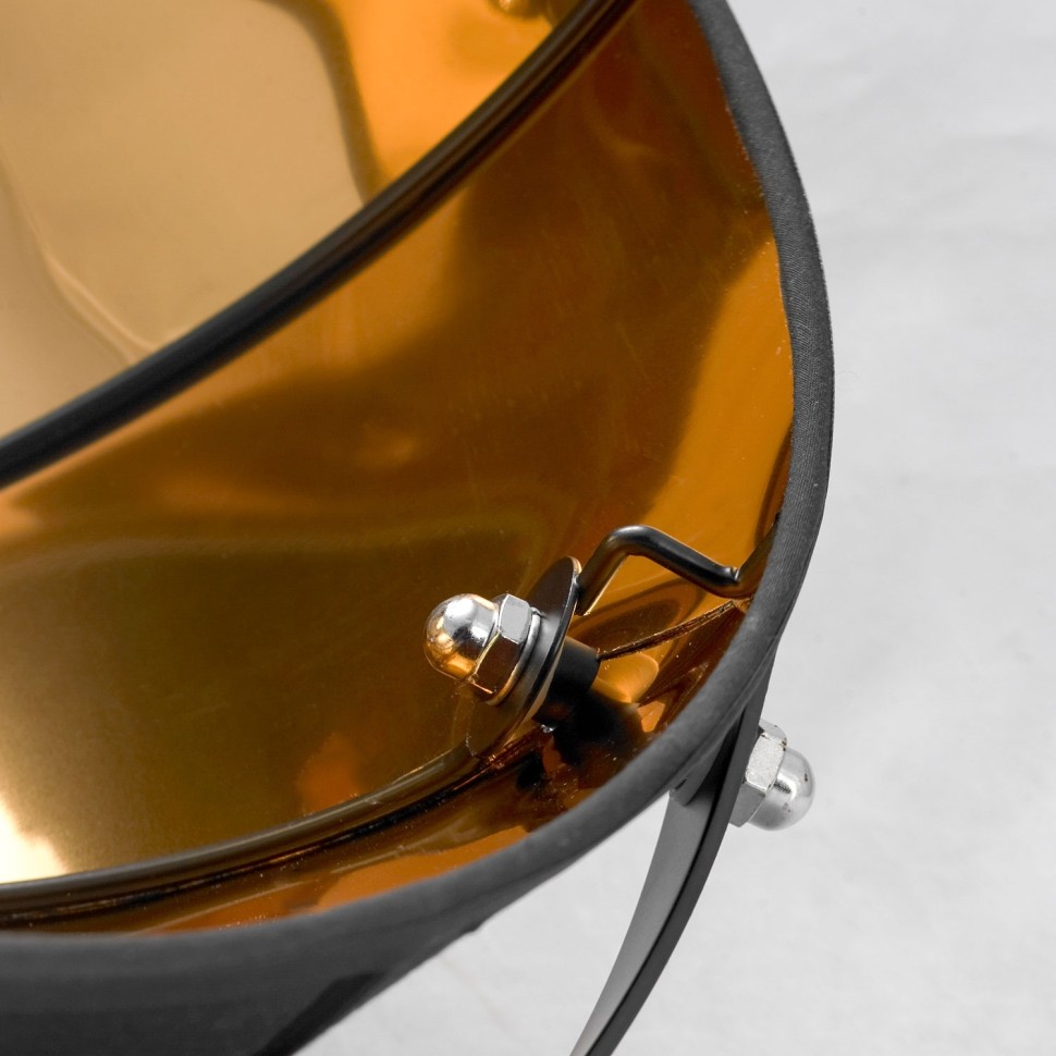 LSP-0556 LUSSOLE LGO Klamath торшер на треноге в стиле Лофт, черный