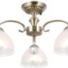 CL417133 CITILUX классическая потолочная люстра Франческа, E27*3*75W, бронза, 52см диаметр