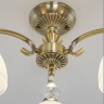 CL417133 CITILUX классическая потолочная люстра Франческа, E27*3*75W, бронза, 52см диаметр