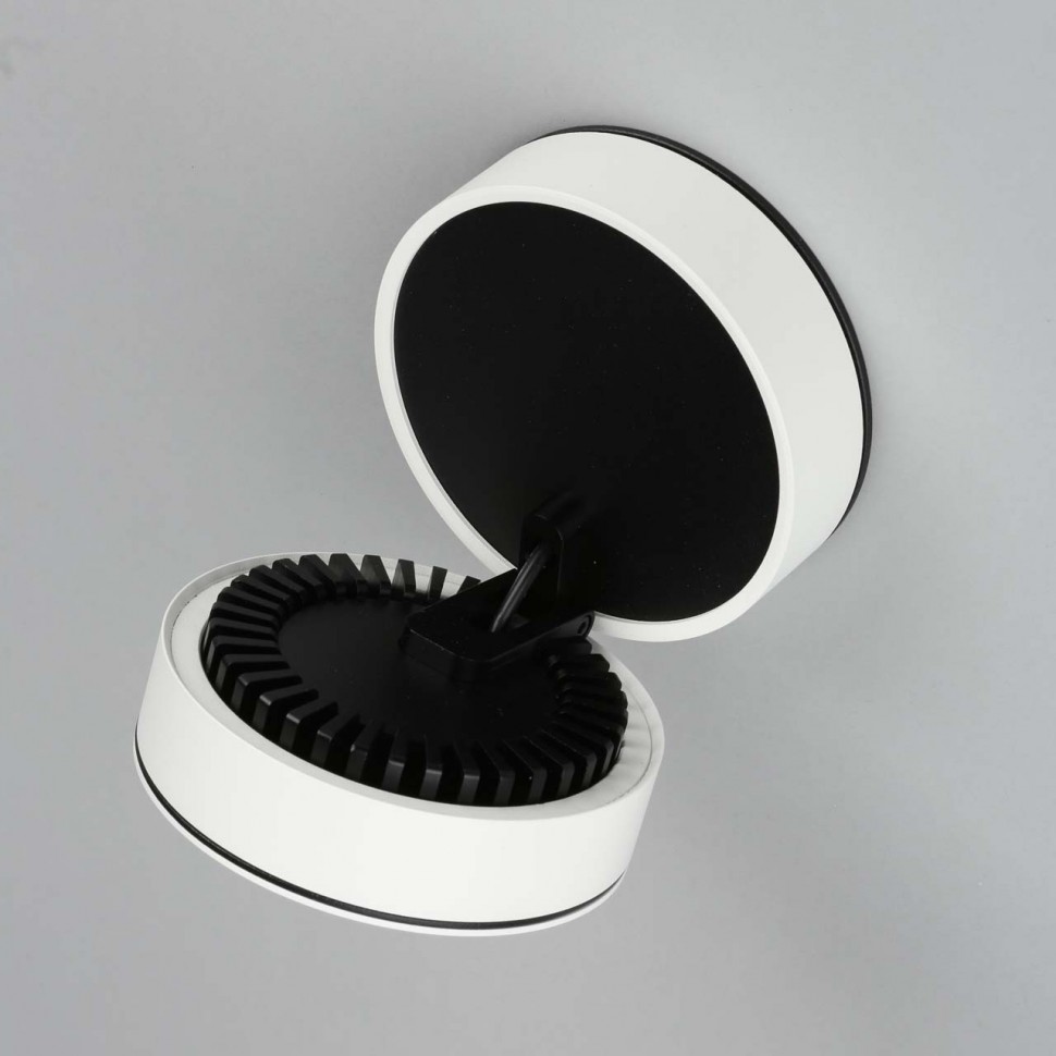 OML-101909-12 OMNILUX белый накладной светодиодный светильник Borgetto 12W, 4000К диаметр 100мм