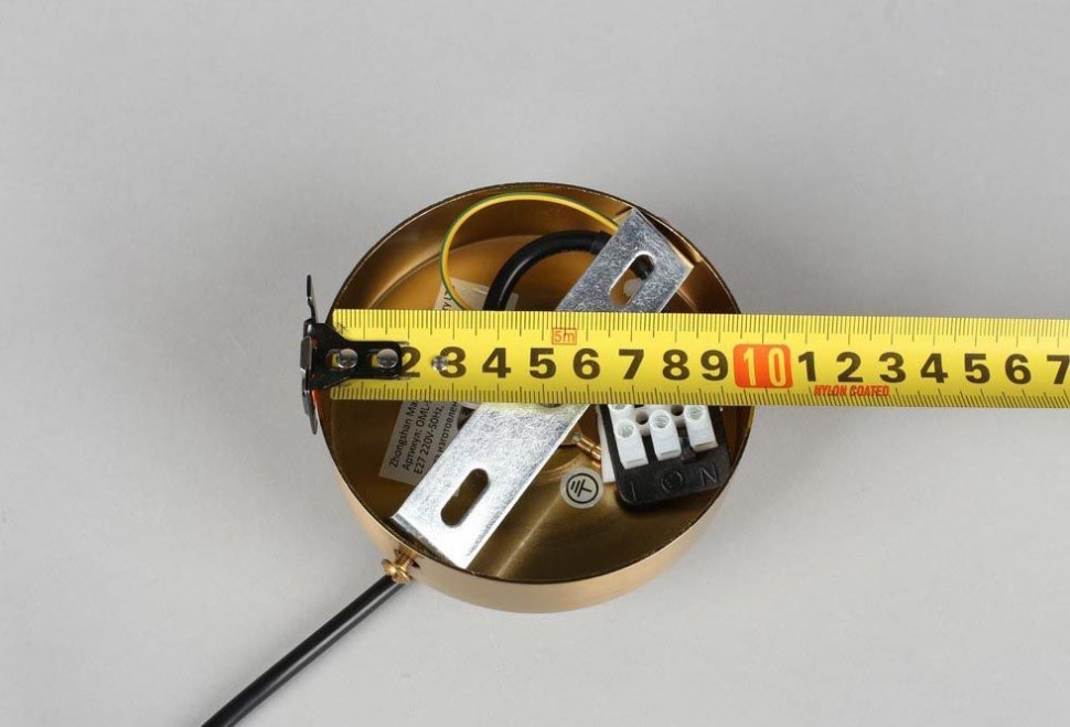 OML-99616-01 OMNILUX подвесной светильник Parrini, бронза, бирюзовый