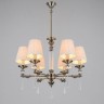 OML-64213-06 Omnilux подвесная люстра Rivoli, E14*6*40W, бежевый, бронза