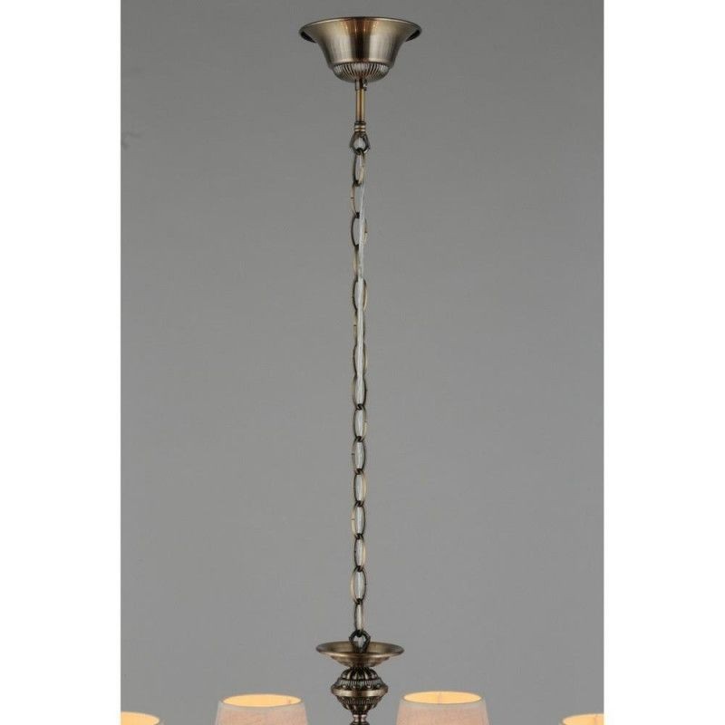 OML-64213-06 Omnilux подвесная люстра Rivoli, E14*6*40W, бежевый, бронза