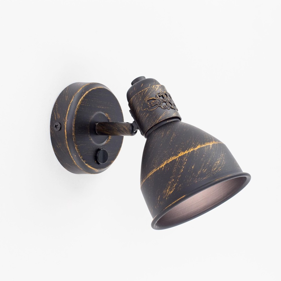 CL502512 Citilux Опус спот с выключателем, коричневый с патиной, E14*1*60W