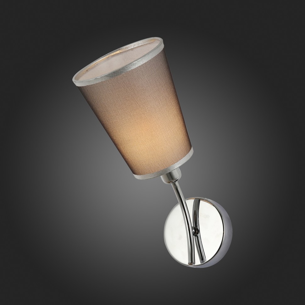 SLE103001-01 EVOLUCE Бра Maleonte, хром, текстиль