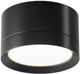 C086CL-GX53-SRD-B Maytoni Technical черный накладной потолочный светильник Hoop GX53 1x15Вт