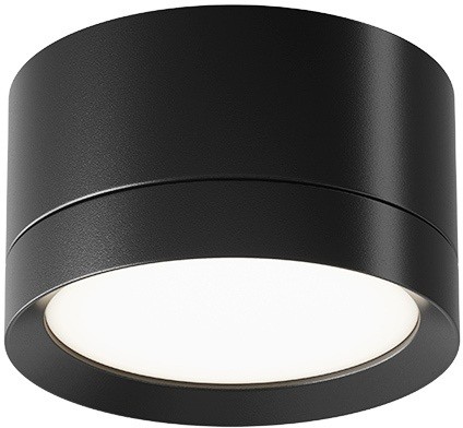 C086CL-GX53-SRD-B Maytoni Technical черный накладной потолочный светильник Hoop GX53 1x15Вт