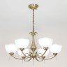 CL417263 CITILUX классическая подвесная люстра Франческа, E27*6*75W, бронза, 63см диаметр