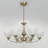 CL417263 CITILUX классическая подвесная люстра Франческа, E27*6*75W, бронза, 63см диаметр