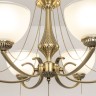CL417263 CITILUX классическая подвесная люстра Франческа, E27*6*75W, бронза, 63см диаметр
