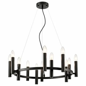 367-023-12 VELANTE черная подвесная люстра "кольцо" E14*12*40W, диаметр 64см