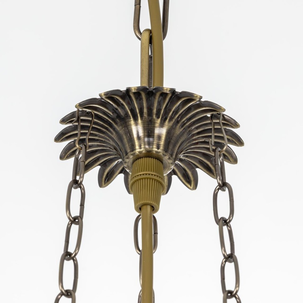 CL419126 CITILUX Каир Подвесной светильник в арабском стиле, синяя мозаика, бронза