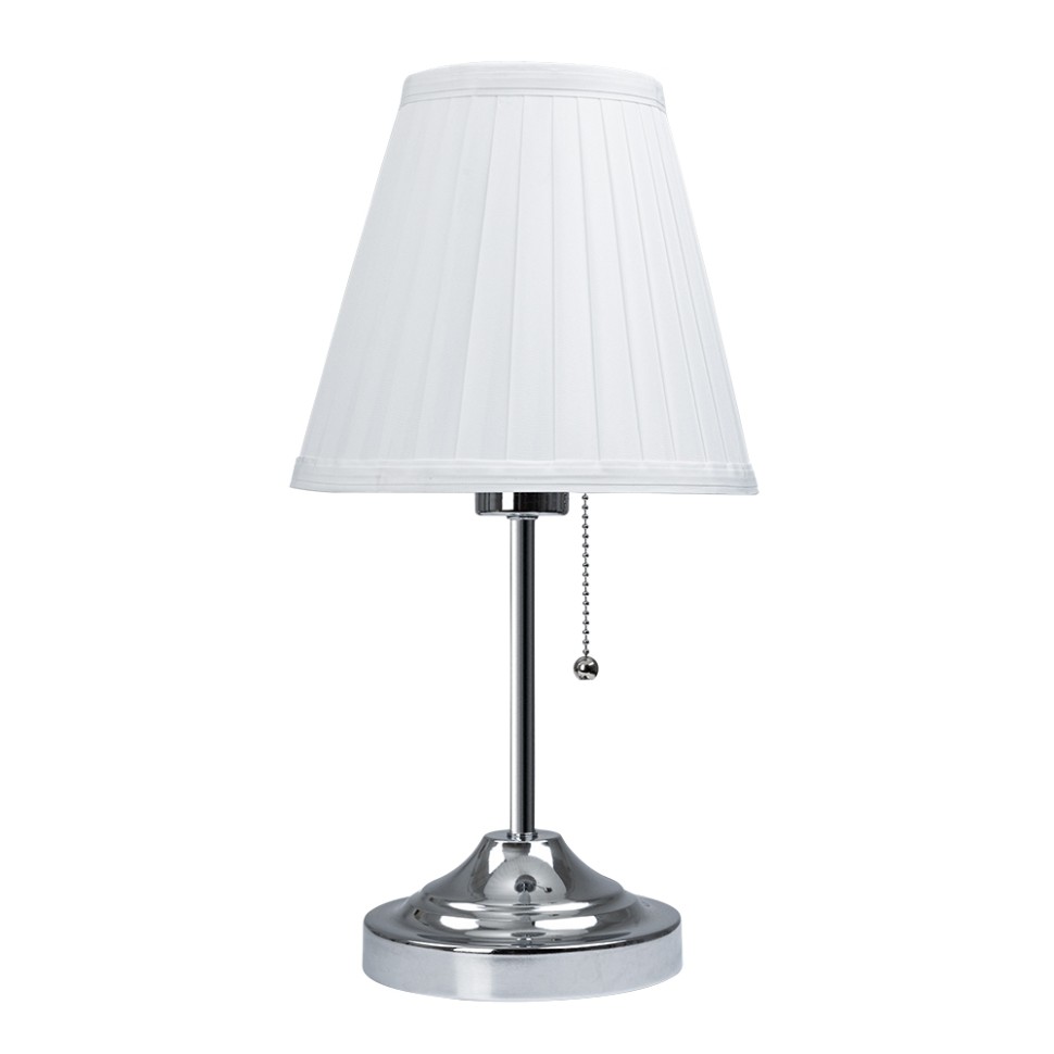 A5039TL-1CC Arte Lamp Настольная лампа Marriot 42см, хром/белый