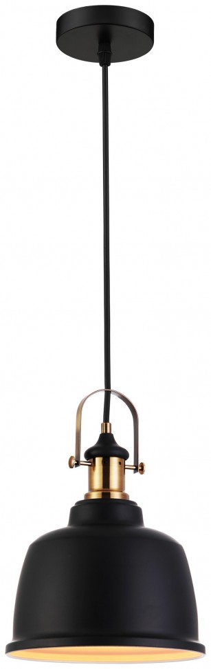 390-026-01 Velante Подвесной светильник черный в стиле Лофт