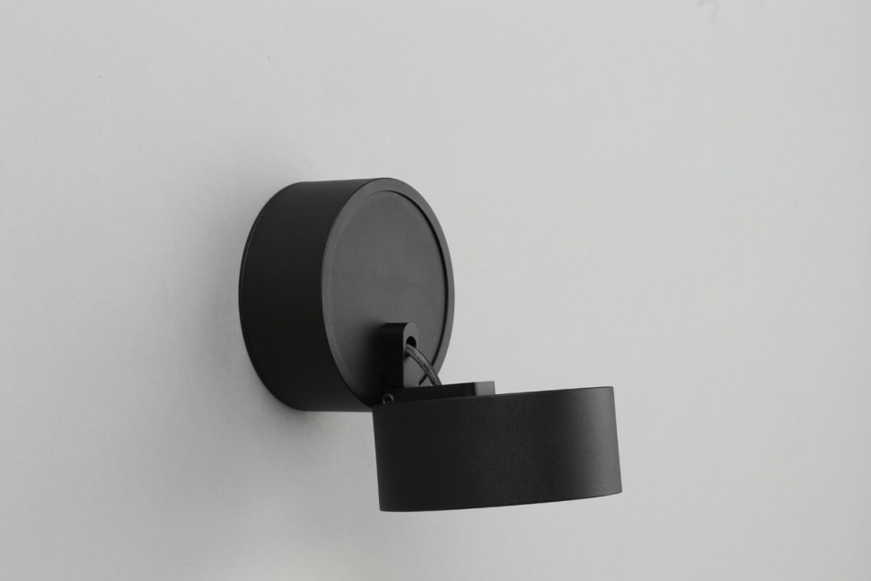 OML-101319-12 OMNILUX Lenno накладной настенно-потолочный светильник Спот черный, 12W, 4000K, 660Lm