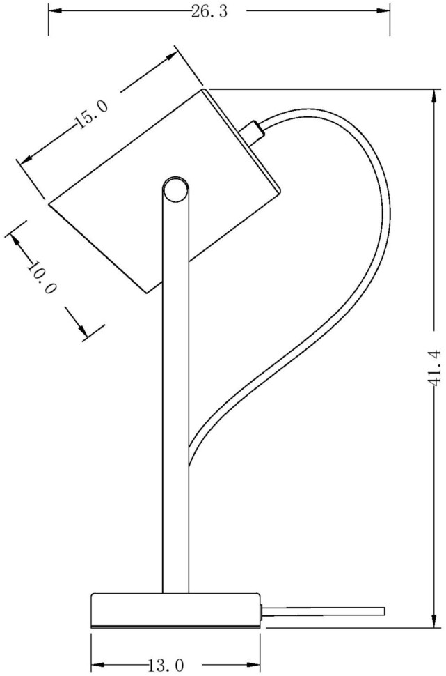 FR4004TL-01BBS FREYA настольная лампа Elori, E27*1*25W