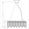 A4052SP-8SG ARTE LAMP подвесная люстра Evie, E14*8*40W, золото, белый, 60см диаметр