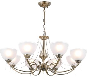 CL417283 CITILUX классическая подвесная люстра Франческа, E27*8*75W, бронза, 80см диаметр