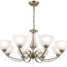 CL417283 CITILUX классическая подвесная люстра Франческа, E27*8*75W, бронза, 80см диаметр