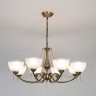 CL417283 CITILUX классическая подвесная люстра Франческа, E27*8*75W, бронза, 80см диаметр