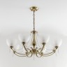 CL417283 CITILUX классическая подвесная люстра Франческа, E27*8*75W, бронза, 80см диаметр