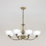 CL417283 CITILUX классическая подвесная люстра Франческа, E27*8*75W, бронза, 80см диаметр
