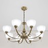 CL417283 CITILUX классическая подвесная люстра Франческа, E27*8*75W, бронза, 80см диаметр