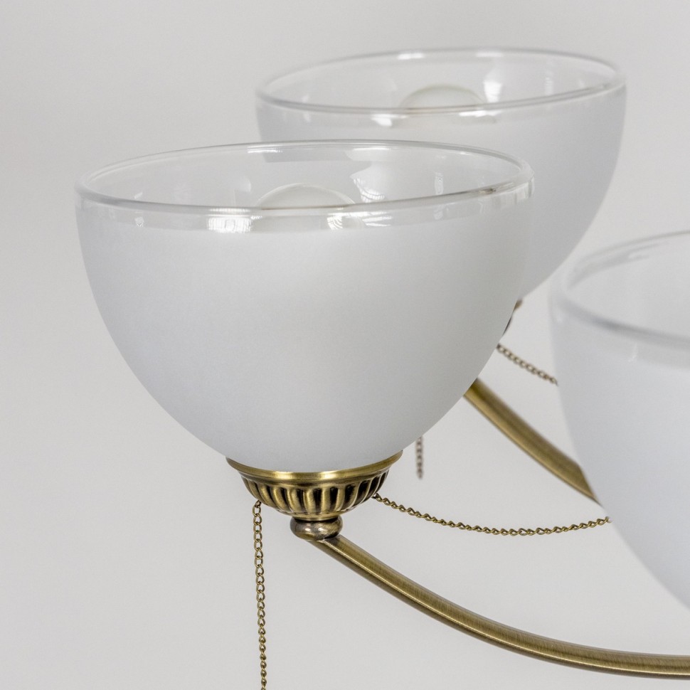 CL417283 CITILUX классическая подвесная люстра Франческа, E27*8*75W, бронза, 80см диаметр