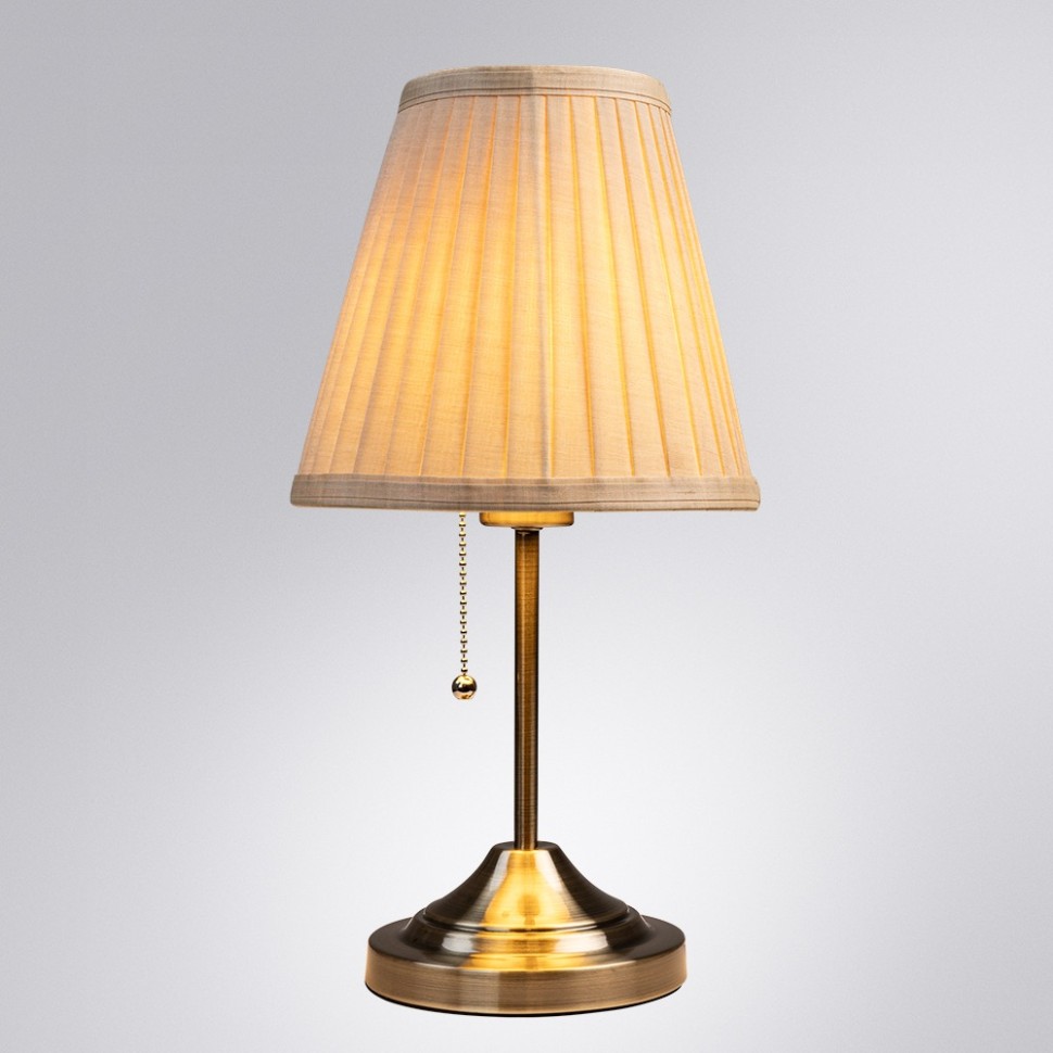 A5039TL-1AB Arte Lamp Настольная лампа Marriot 42см, бронза/бежевый
