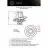 APL.018.03.100 APLOYT Janina подвесная светодиодная люстра кольца, черная, 100W, диаметр 80см