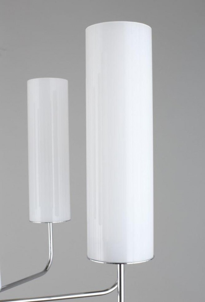 OML-99607-08 OMNILUX люстра на штанге Parrini, хром, белый