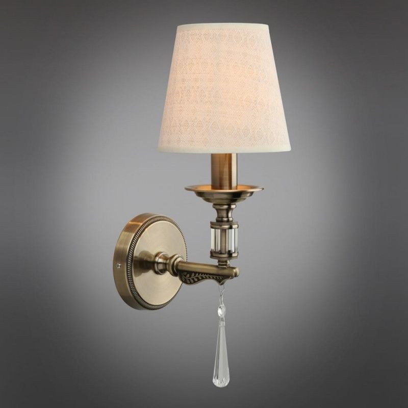 OML-64211-01 Omnilux бра Rivoli, бежевый, бронза