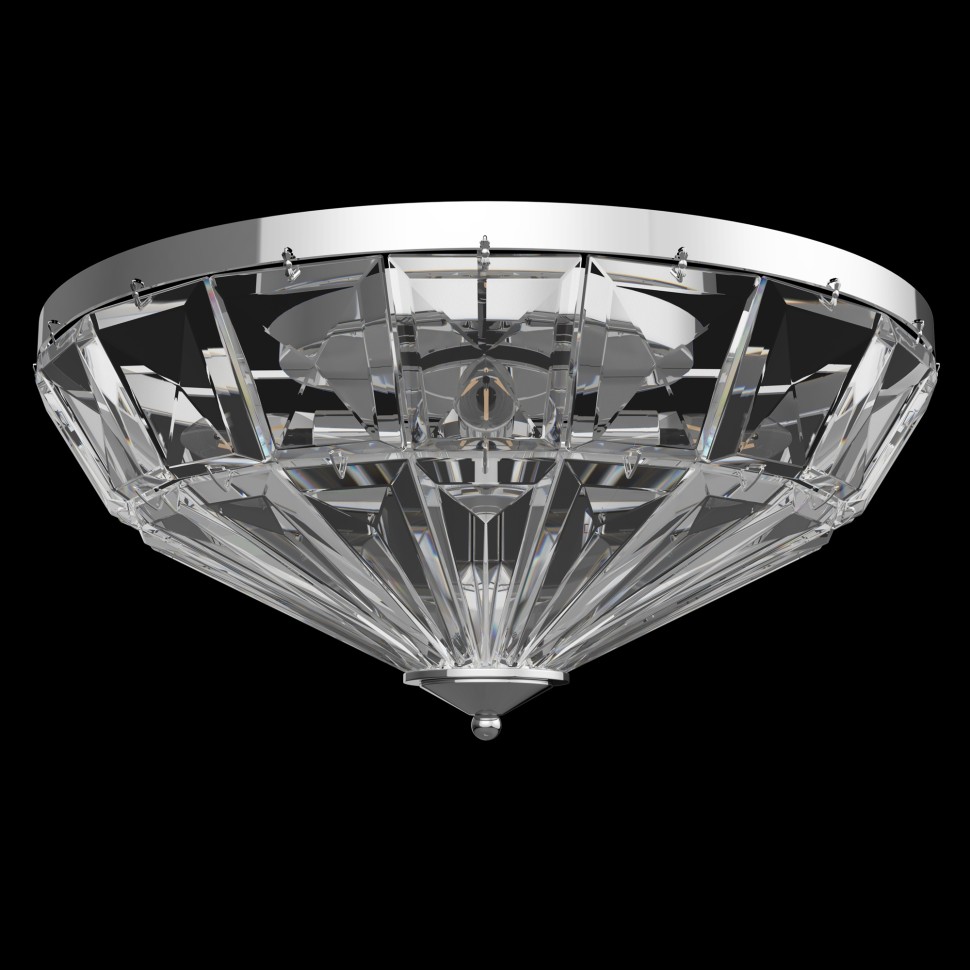 MOD094CL-06CH MAYTONI потолочная хрустальная люстра Facet, E14*6*40W, хром