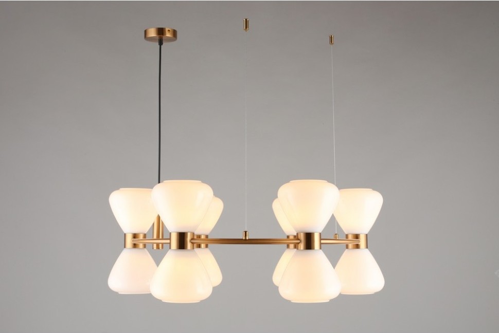 OML-59603-12 Omnilux подвесная люстра Trevasco бронза E27*12*40W