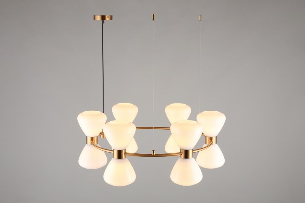 OML-59603-12 Omnilux подвесная люстра Trevasco бронза E27*12*40W