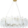 A4052SP-12SG ARTE LAMP подвесная люстра Evie, E14*12*40W, золото, белый, 80см диаметр