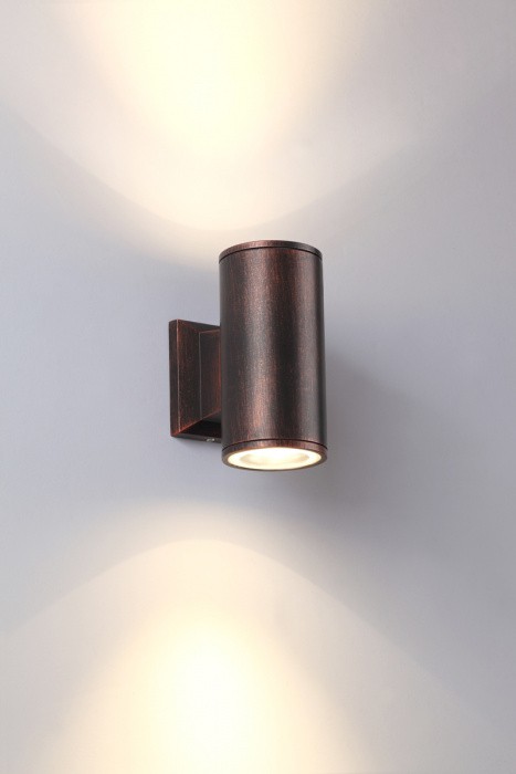 370407 Novotech Landscape Архитектурная подсветка IP54, GU10*2*50W, коричневый