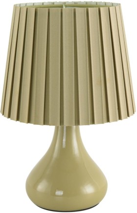 8183/1T LUMION Настольная лампа Naina, оливковый, керамика/текстиль E14 1*40W