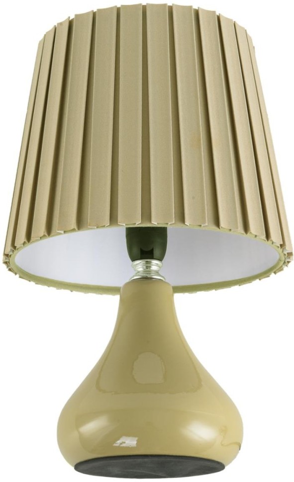 8183/1T LUMION Настольная лампа Naina, оливковый, керамика/текстиль E14 1*40W