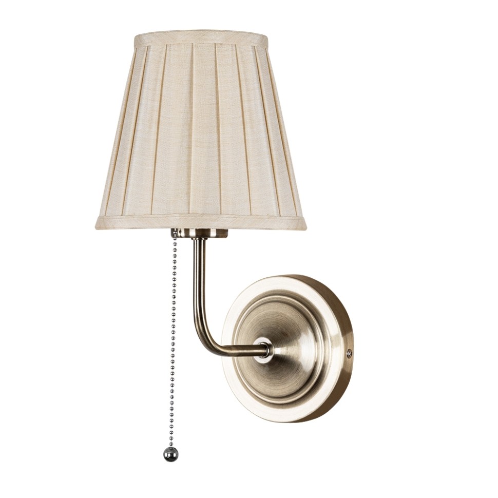 A5039AP-1AB Arte Lamp Бра с выключателем Marriot, бронза/бежевый