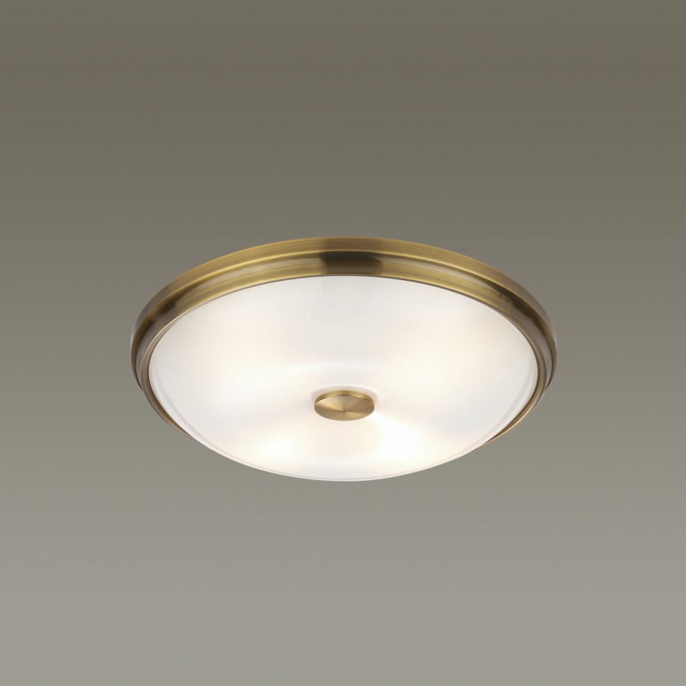 4956/4 Odeon Light Настенно-потолочный светильник PELOW, 35см, бронза, Е14*4*40W