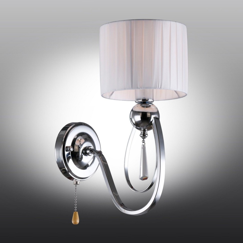 OML-63801-01 OMNILUX бра с выключателем Mellitto, хром, белый