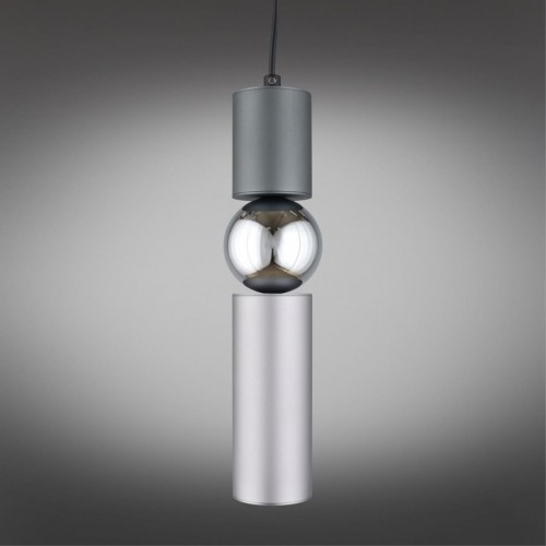 APL.615.26.01 APLOYT Brizhit подвесной светильник, серебристо-серый, базальтово-серый и хром, GU10*1*5W