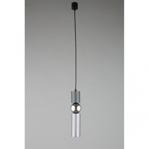 APL.615.26.01 APLOYT Brizhit подвесной светильник, серебристо-серый, базальтово-серый и хром, GU10*1*5W