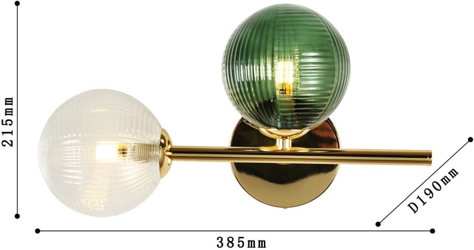 4035-2W F-PROMO бра Infilato, G9*2*5W