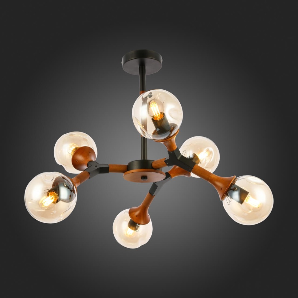 SLE109402-06 EVOLUCE потолочный светильник Raquel, E27*6*60W