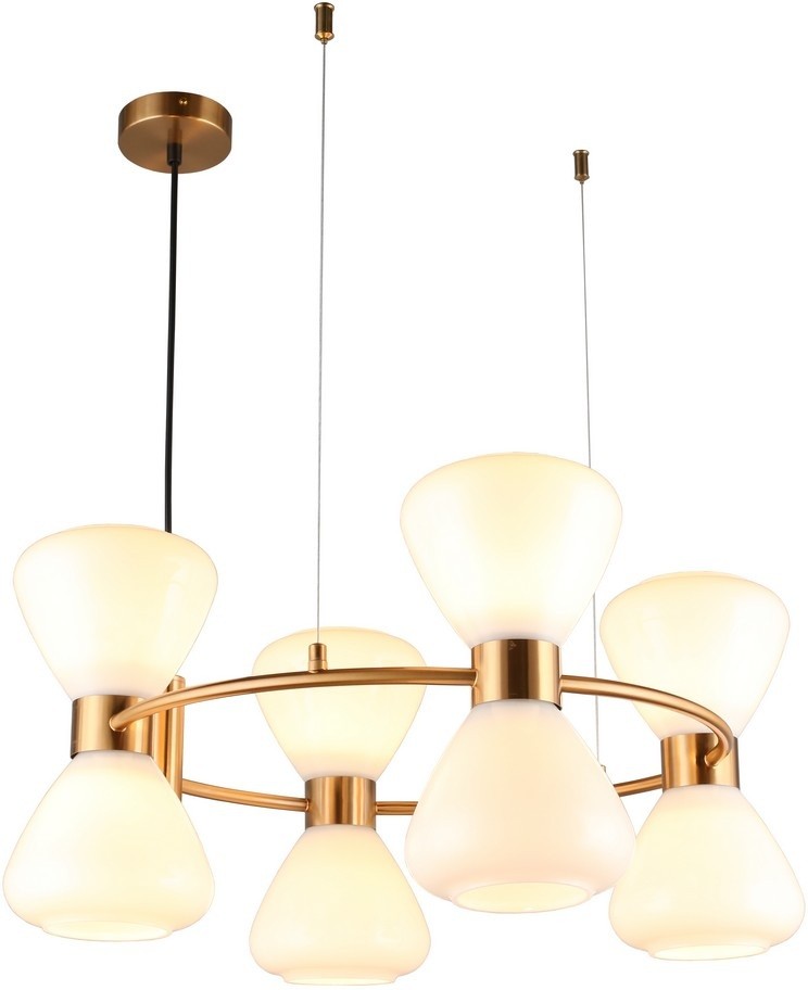 OML-59603-08 Omnilux подвесная люстра Trevasco бронза E27*08*40W