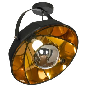LSP-0556-C LUSSOLE LGO Klamath потолочный светильник в стиле Лофт, черный, золото